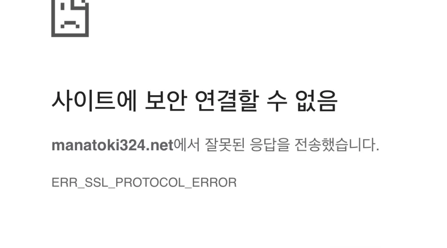 차단된 웹사이트 접속하는 방법 (보안 연결할 수 없음 해결)