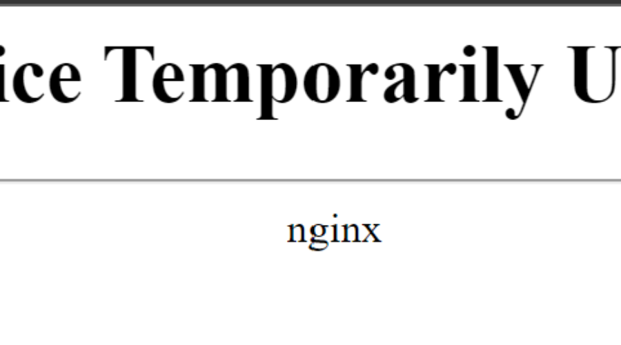아카라이브 503 Service Temporarily Unavailable 해결방법